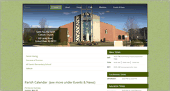 Desktop Screenshot of churchofstpius.org